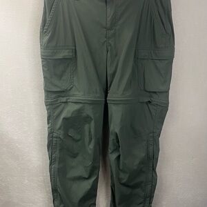 REI Co-op Olive Green Convertible Hiking Pants 10P